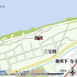 愛知県丹羽郡扶桑町山那渡渕周辺の地図