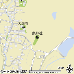 泉神社周辺の地図