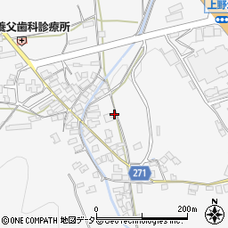 兵庫県養父市上野689周辺の地図