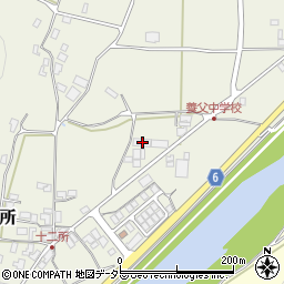 兵庫県養父市十二所315周辺の地図
