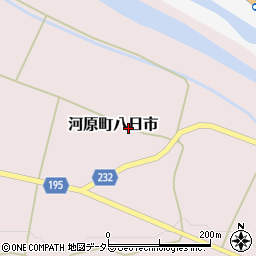 鳥取県鳥取市河原町八日市周辺の地図