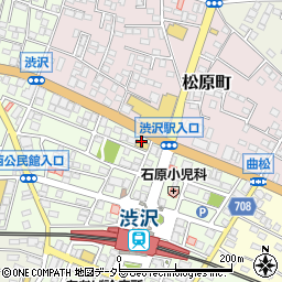 メガネストアー渋沢店周辺の地図