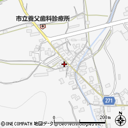 兵庫県養父市上野98周辺の地図