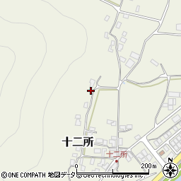 兵庫県養父市十二所394周辺の地図