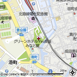 慶雲館周辺の地図