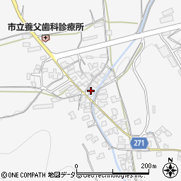 兵庫県養父市上野416周辺の地図