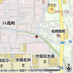 岐阜県大垣市八島町2431-5周辺の地図
