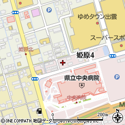 姫原北公園トイレ周辺の地図