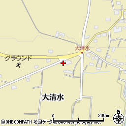 滋賀県米原市大清水168周辺の地図