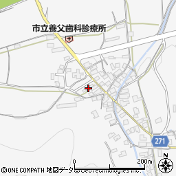 兵庫県養父市上野101周辺の地図
