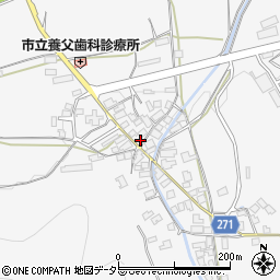 兵庫県養父市上野412周辺の地図