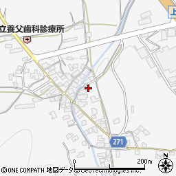 兵庫県養父市上野702周辺の地図