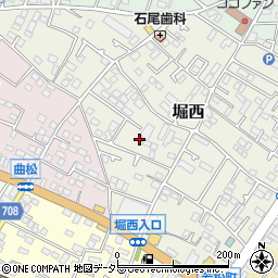 神奈川県秦野市堀西88周辺の地図