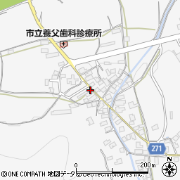 兵庫県養父市上野102周辺の地図