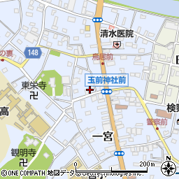 小高際物店周辺の地図