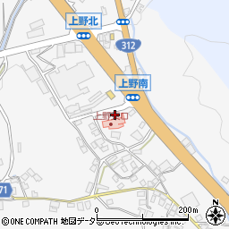 兵庫県養父市上野1168周辺の地図