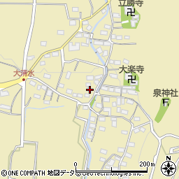 滋賀県米原市大清水182周辺の地図