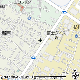神奈川県秦野市堀西12周辺の地図