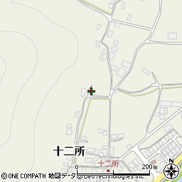 兵庫県養父市十二所446周辺の地図
