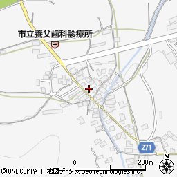 兵庫県養父市上野411周辺の地図