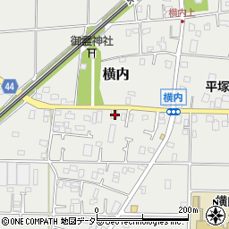 神奈川県平塚市横内2031周辺の地図
