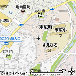 神奈川県秦野市末広町4周辺の地図
