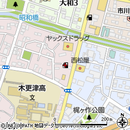ＥＮＥＯＳ木更津ＳＳ周辺の地図