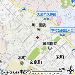 秦野文京郵便局周辺の地図