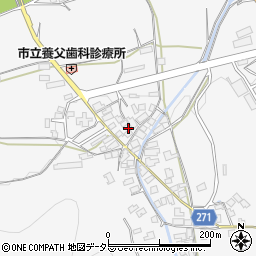 兵庫県養父市上野413周辺の地図