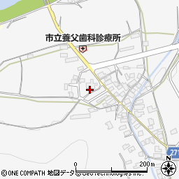 兵庫県養父市上野106周辺の地図