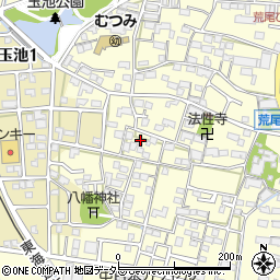 岐阜県大垣市荒尾町周辺の地図