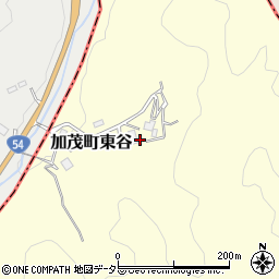 島根県雲南市加茂町東谷1341-1周辺の地図