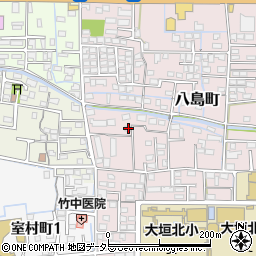 岐阜県大垣市八島町2401周辺の地図