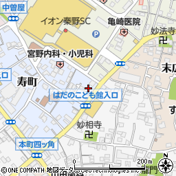 梶山商店周辺の地図