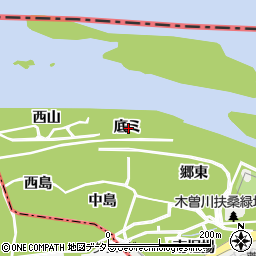 愛知県丹羽郡扶桑町小淵底ミ周辺の地図