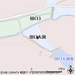 愛知県犬山市善師野（田口大洞）周辺の地図