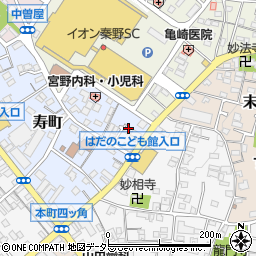 神奈川県秦野市寿町4周辺の地図