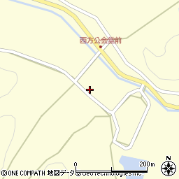 京都府綾部市西方町（滝ケ鼻）周辺の地図