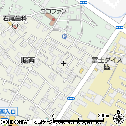 神奈川県秦野市堀西56周辺の地図