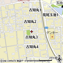 岐阜県大垣市古知丸周辺の地図