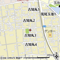 岐阜県大垣市古知丸周辺の地図