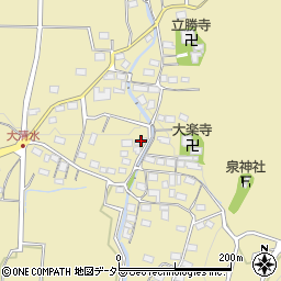 滋賀県米原市大清水184周辺の地図