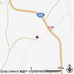 岐阜県恵那市山岡町久保原529周辺の地図