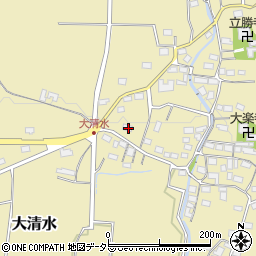 滋賀県米原市大清水245周辺の地図