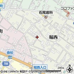 神奈川県秦野市堀西84周辺の地図