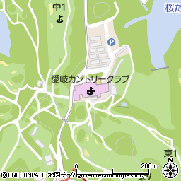 愛岐カントリークラブ周辺の地図