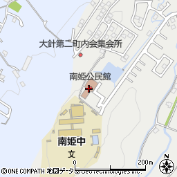 南姫公民館周辺の地図
