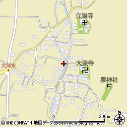 滋賀県米原市大清水周辺の地図
