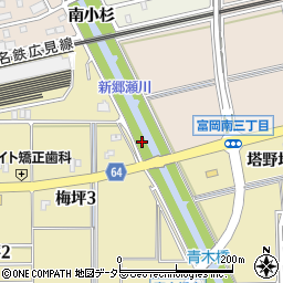 愛知県犬山市犬山大坪周辺の地図