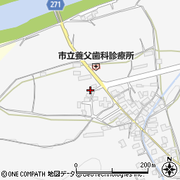 兵庫県養父市上野116周辺の地図